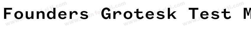 Founders Grotesk Test Medium字体转换